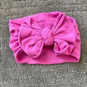 Adorable Fuchsia Bow Headband for Baby Large Bow